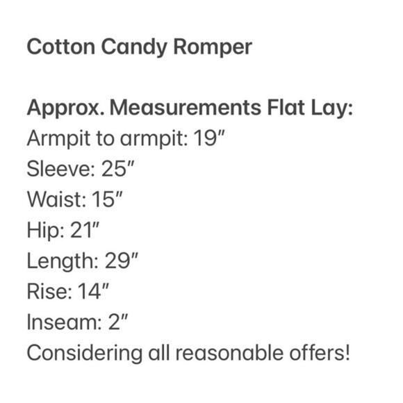 Cotton Candy LA Floral Surplice Long Sleeve Romper NWT - Picture 13 of 13